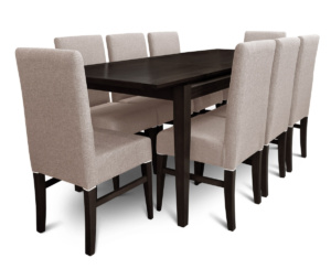 Mesa Murano Extensible + 8 Sillas Vicco Shot