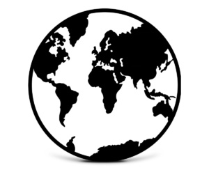Cuadro Redondo Mundo