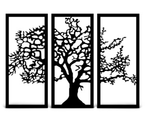 Cuadro Tríptico Arbol