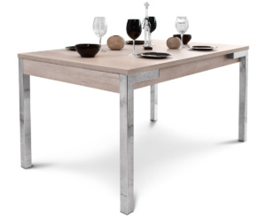 Mesa Capri Helsinsky patas cromadas