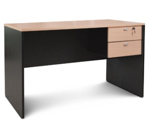 Escritorio 100 con 2 cajones