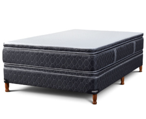 Conjunto Sommier Eternal Resortes 140 x 190 x 35