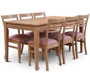 Mesa Murano + 6 sillas Murano Sunny