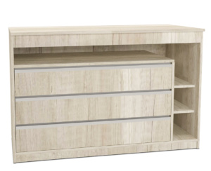 Cómoda Stilus 3 cajones