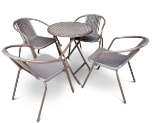 Set de Jardín Mesa + 4 Sillas Navarro