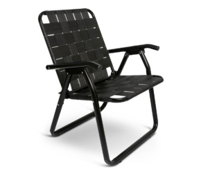 Reposera Fija Aluminio Black