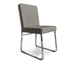 Silla Sofía Tapizada Cromada