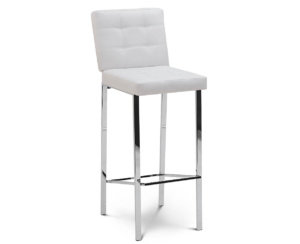 Banqueta Alta tapizada con respaldo Willy