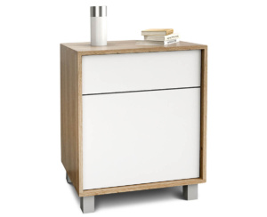 Mesa de Luz 1 cajón y 1 puerta