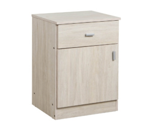 Mesa de Luz Pluspack con cajón y puerta