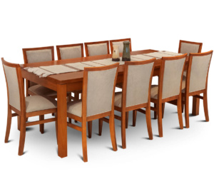 Mesa Euro Rectangular + 10 Sillas Murcia Shot