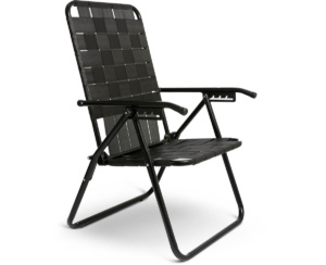 Reposera Plegable 5 Posiciones Aluminio Black