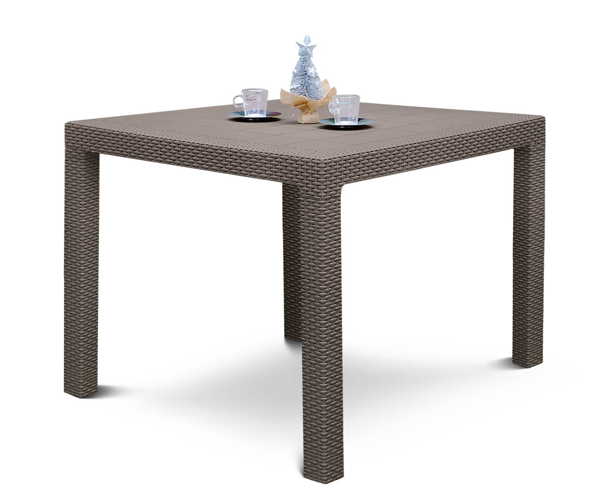 Mesa Fidji Ratán Cuadrada Espácity