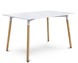 Mesa Eames Rectangular - Blanco, 120 x 80