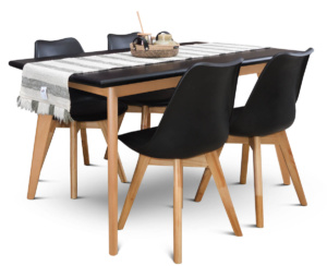 Mesa Docta con 4 Sillas Tulip