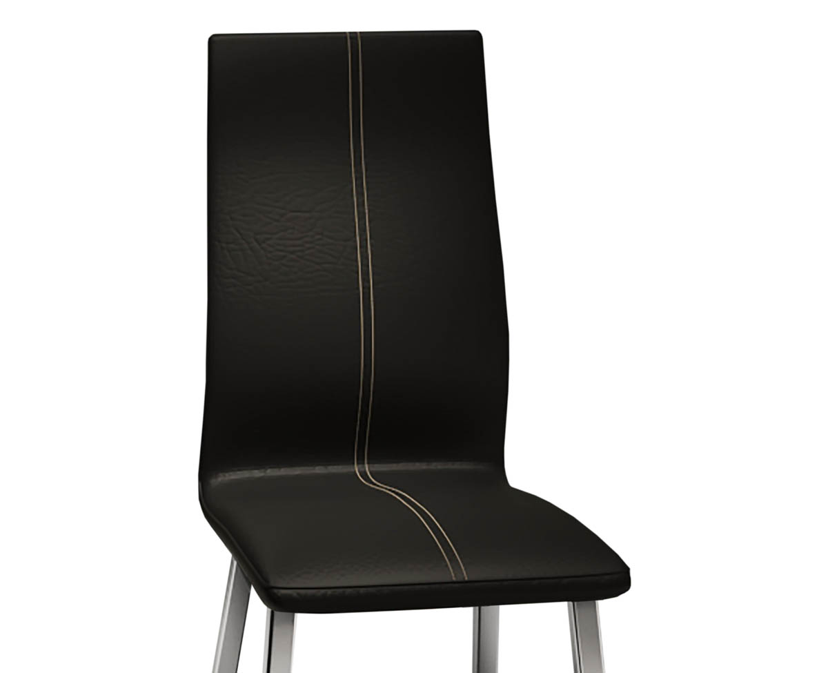 Silla Bari Cromada Denver Espácity