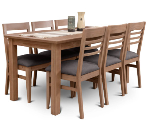 Mesa Tradición Extensible + 6 Sillas Konci Sunny