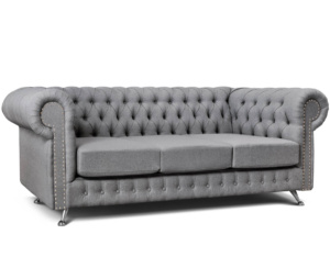 Sillón Chesterfield 3 Cuerpos Shot Antimanchas