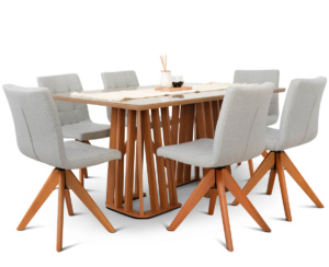 Mesa Alteia + 6 Sillas Nice