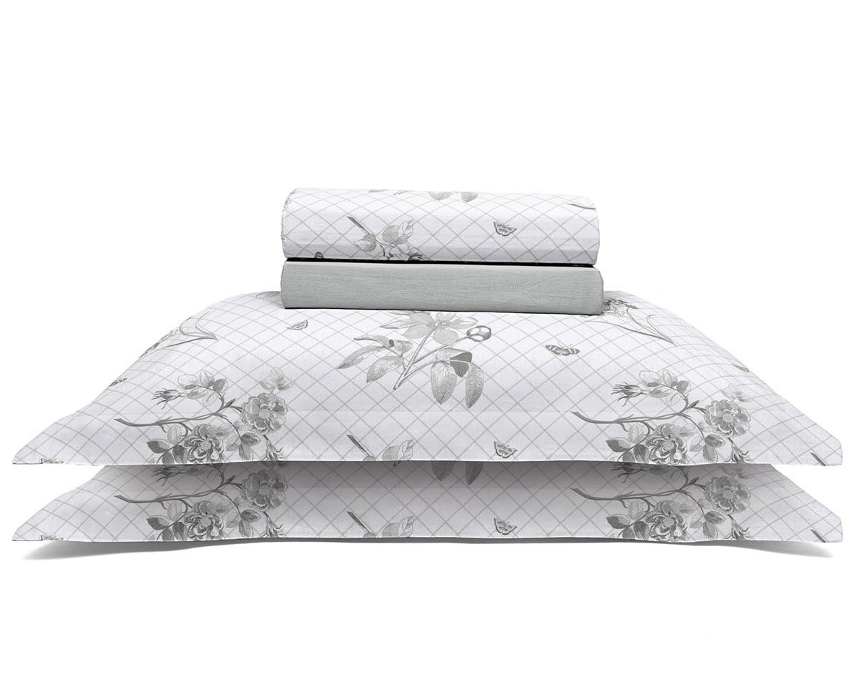 Juego de Sábanas Casual 2 Plazas 4 Piezas Espácity