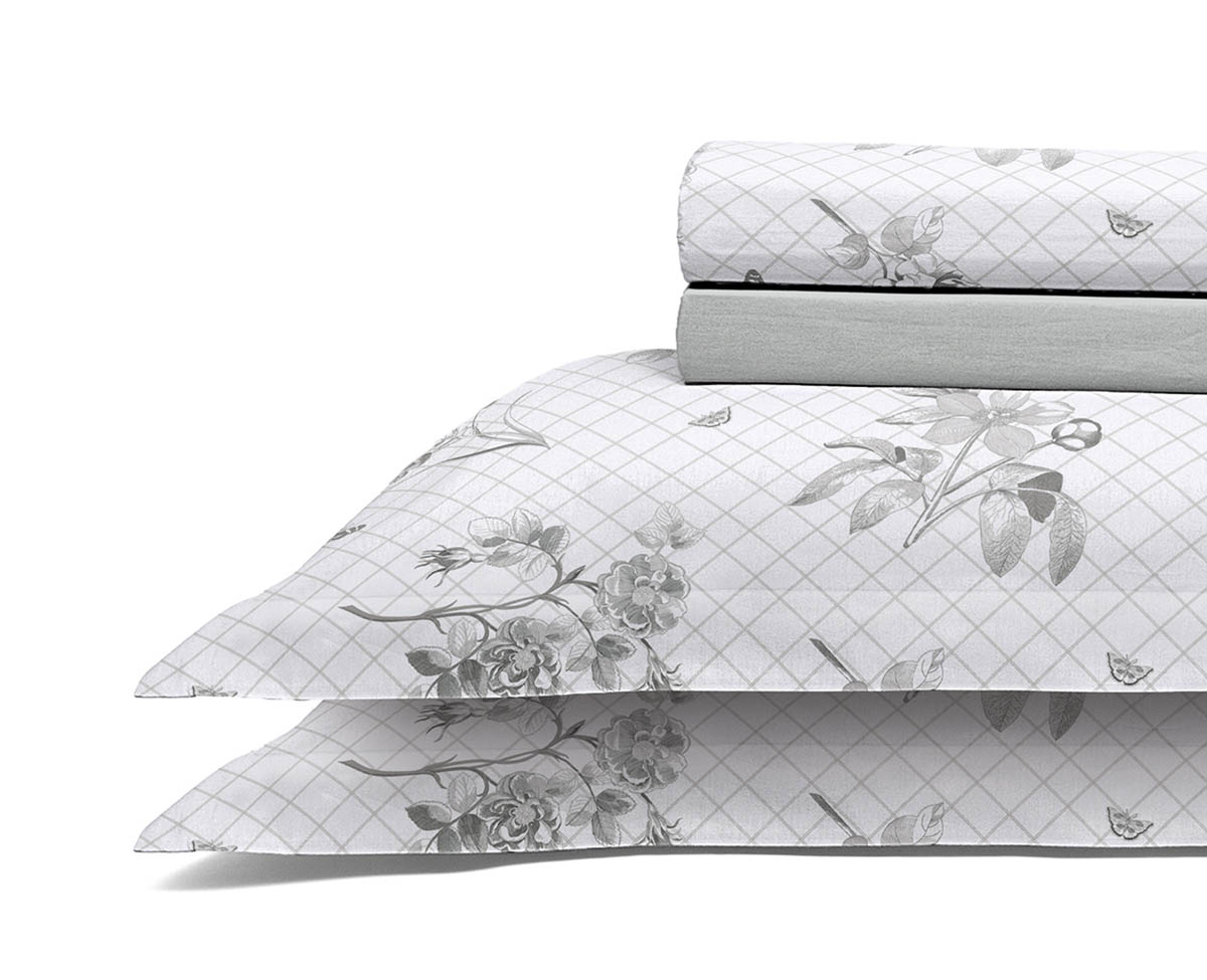 Juego de Sábanas Casual 2 Plazas 4 Piezas Espácity