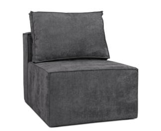 Módulo 1 Cuerpo Sillón Toronto sin Apoyabrazos Million - Onyx