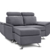 Sillón Berlín 2 Cuerpos con banqueta Berlín Sunny Espácity