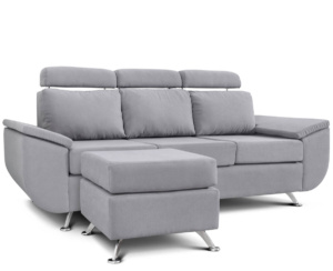 Sillón Berlín 3 Cuerpos + Banqueta Berlín Sunny