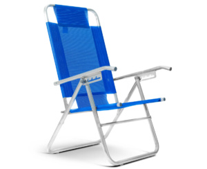 Reposera Plegable 5 Posiciones Aluminio