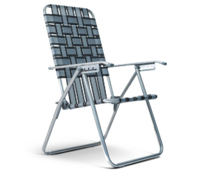 Reposera Plegable 5 Posiciones Caño Acero