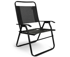 Sillón Plegable Respaldo Alto Caño Acero