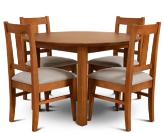 Mesa Redonda con 4 Sillas Euro Shot
