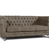 Sillón Chesterfield 3 Cuerpos Cuerotex Espácity