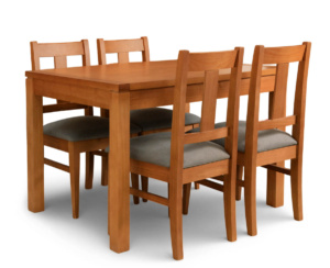 Mesa Euro Extensible 120 con 4 Sillas Euro Shot