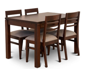 Mesa Euro con 4 Sillas Konci Cuerotex