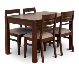 Mesa Euro con 4 Sillas Konci Cuerotex