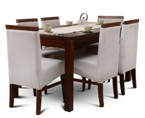 Mesa Euro + 6 Sillas Xanaes Sunny