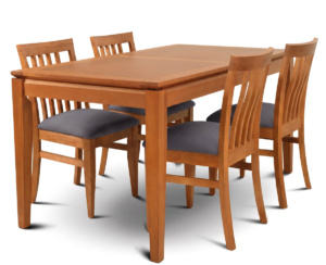 Mesa Murano + 4 sillas Varilladas Sunny