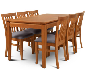 Mesa Murano + 6 sillas Varilladas Sunny