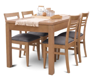 Mesa Euro + 4 sillas Murano Sunny